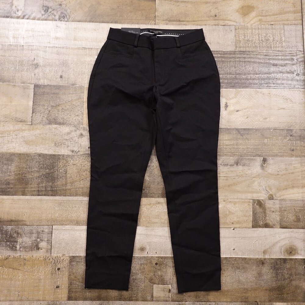 Banana Republic Sloan Ankle Pants Women’s 0S Black High Rise Stretch Work‎